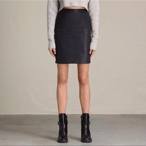 ALLSAINTS Metal Pencil Skirt